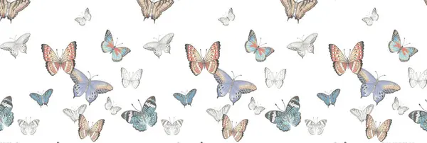 Soyut çiçekler, yapraklar ve meyvelerle renksiz çiçek desenleri. Kırsal vintage biçimi, kaynak biçimi veya duvar kağıtları ile suluboya iz beyaz arkaplanda izole