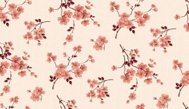 Soyut çiçekler, yapraklar ve meyvelerle renksiz çiçek desenleri. Kırsal vintage biçimi, kaynak biçimi veya duvar kağıtları ile suluboya iz beyaz arkaplanda izole