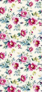 Soyut çiçekler, yapraklar ve meyvelerle renksiz çiçek desenleri. Kırsal vintage biçimi, kaynak biçimi veya duvar kağıtları ile suluboya iz beyaz arkaplanda izole