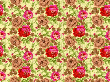 Soyut çiçekler, yapraklar ve meyvelerle renksiz çiçek desenleri. Kırsal vintage biçimi, kaynak biçimi veya duvar kağıtları ile suluboya iz beyaz arkaplanda izole