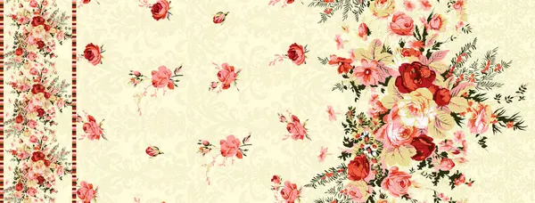 Soyut çiçekler, yapraklar ve meyvelerle renksiz çiçek desenleri. Kırsal vintage biçimi, kaynak biçimi veya duvar kağıtları ile suluboya iz beyaz arkaplanda izole