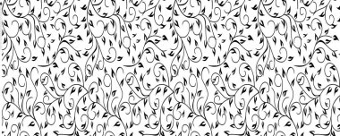 Soyut çiçekler, yapraklar ve meyvelerle renksiz çiçek desenleri. Kırsal vintage biçimi, kaynak biçimi veya duvar kağıtları ile suluboya iz beyaz arkaplanda izole