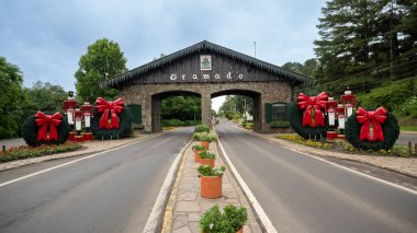 Avenida das Hortensias Gramado Rio Grande do Sul Brezilya 'da