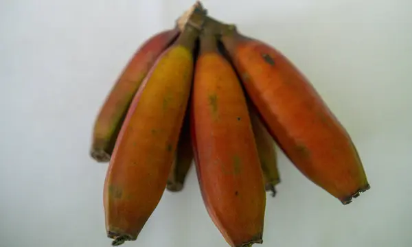 Rode Banaan Fruit Aanwezig Een Groot Deel Van Braziliaans Grondgebied — Stockfoto