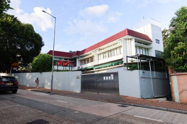 Kowloon Tong, Hong Kong - 13 Temmuz 2024: Kentville Anaokulu Kampüsü