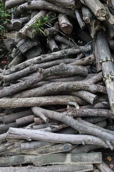 Yıpranmış ahşap odunların dizilimi yaşlılık ve görünüş olarak değişkendir.