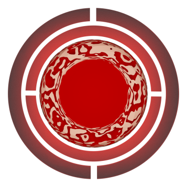 Kırmızı ve Ahşap desen logo şablonu