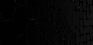 Geometrik şekilli siyah arkaplan.