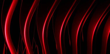 Kırmızı dalgalı soyut arkaplan.