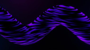 Mavi neon lambalı soyut arkaplan.