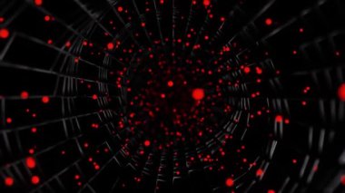 Kırmızı ve siyah çizgilerle soyut arkaplan