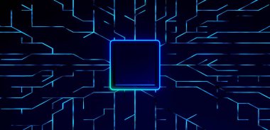 Mavi teknoloji arka plan