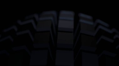 Kübist Uyum Kara Küp Çemberi Özeti