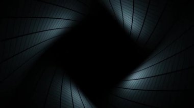 Buz mavisi dönen spiral ve çizgi kusursuz döngü animasyonunda pürüzsüz ve büyüleyici bir 3 boyutlu hareket efekti yaratıyor