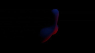 Mavi ve Kırmızı Dönen Geometrik Şekil Dinamik Hareket ve Parlayan Efektler 3B Canlandırma Döngüsü CanlandırmasıName