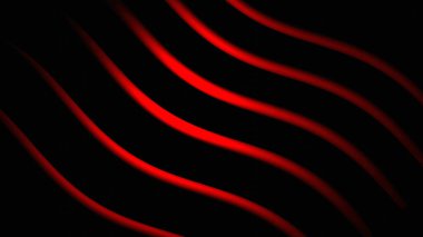 Koyu Kırmızı Dalga Geometrik Soyut Tasarım Derinlik ve Doku 3 boyutlu