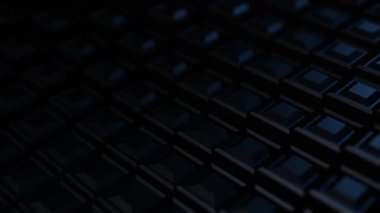 Siyah Küp Şablonu dalga hareketinde aşağı yukarı hareket ediyor