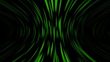 Organik Yeşil Doku Dalgalı Çizgi Kusursuz Döngüsü