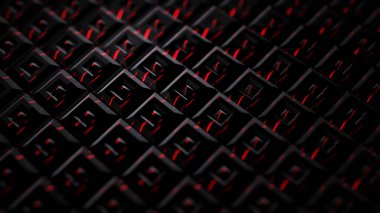 Kraliyet Ametist Dalgaları Koyu Mor Sıvı Soyutlaması.