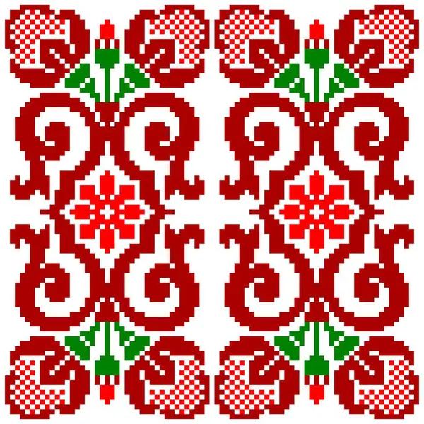 . Piksel etnik desen, vektör işlemeli arka plan, Geometrik geleneksel üçgen tarzı, mavi ve turuncu desenli örgü klasik, tekstil, kumaş, batik, kaftan, lifler için tasarım,