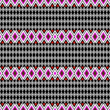 Geometric Ethnic Pattern Design Background or Wallpaper. clipart