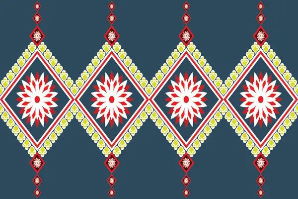 Geometrik Etnik Desen Tasarım Arkaplanı veya Duvar Kağıdı.