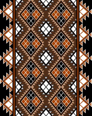 Arkaplan veya duvar kağıdı için soyut etnik geometrik desen tasarımı.