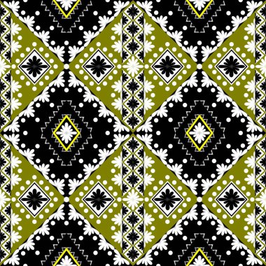 Arkaplan veya duvar kağıdı için soyut etnik geometrik desen tasarımı.