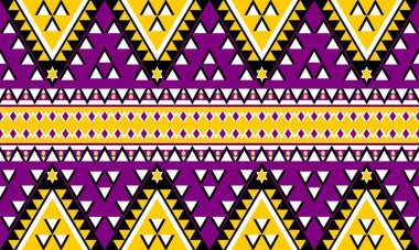 Arkaplan veya duvar kağıdı için soyut etnik geometrik desen tasarımı.