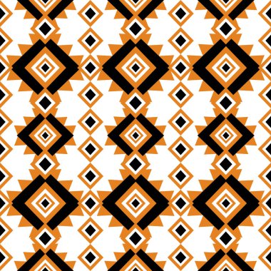 Arkaplan veya duvar kağıdı için soyut etnik geometrik desen tasarımı.