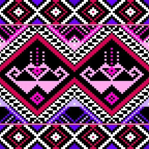 Arkaplan veya duvar kağıdı için soyut etnik geometrik desen tasarımı.