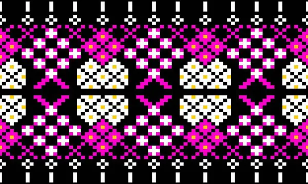 Arkaplan veya duvar kağıdı için soyut etnik geometrik desen tasarımı.