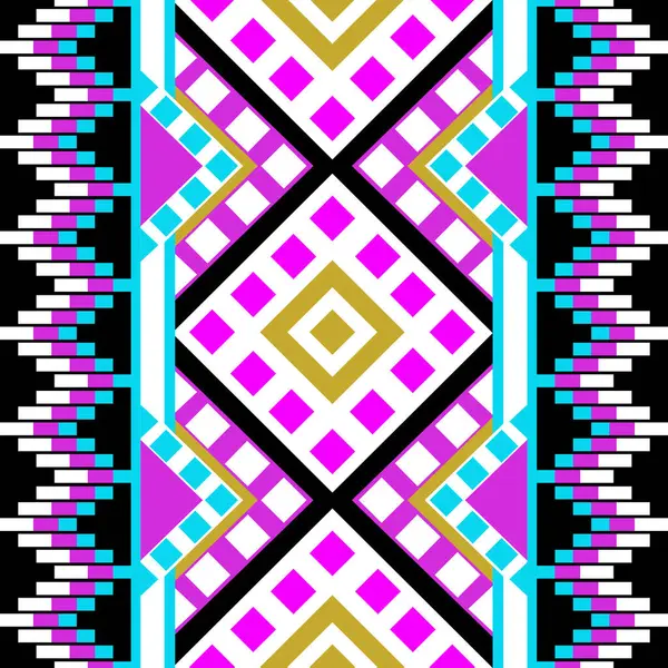 Arkaplan veya duvar kağıdı için soyut etnik geometrik desen tasarımı.