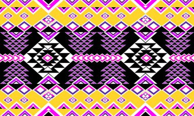Arkaplan veya duvar kağıdı için soyut etnik geometrik desen tasarımı.