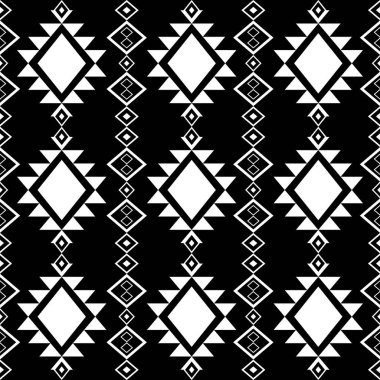 Arkaplan veya duvar kağıdı için soyut etnik geometrik desen tasarımı.