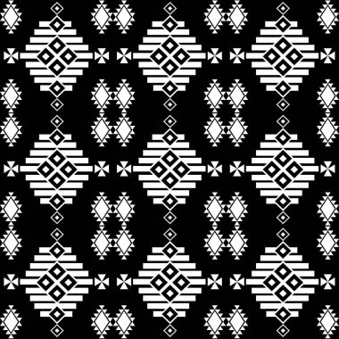 Arkaplan veya duvar kağıdı için soyut etnik geometrik desen tasarımı.