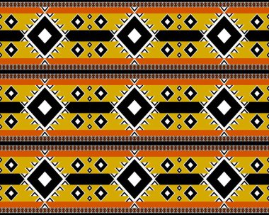 Arkaplan veya duvar kağıdı için soyut etnik geometrik desen tasarımı.