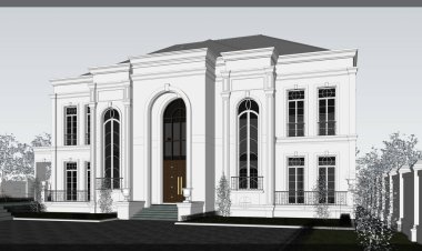 Modern ev tasarımı 3D biçimlendiriliyor