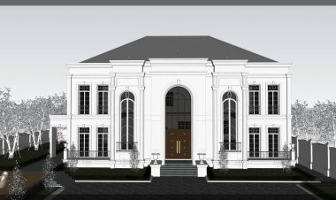 Modern ev tasarımı 3D biçimlendiriliyor