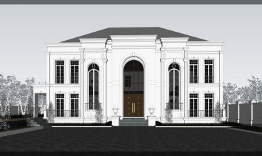 Modern ev tasarımı 3D biçimlendiriliyor