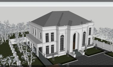 Modern ev tasarımı 3D biçimlendiriliyor