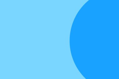 Sağ tarafında daire olan mavi renk arkaplan