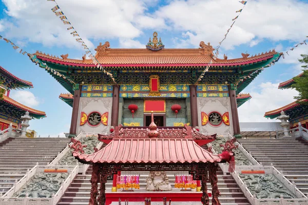 中国建築寺院 中国語 Wat Leng Noei Wat Mangkon Kamalawat タイのノンタブリにある中国の仏教寺院 — ストック写真