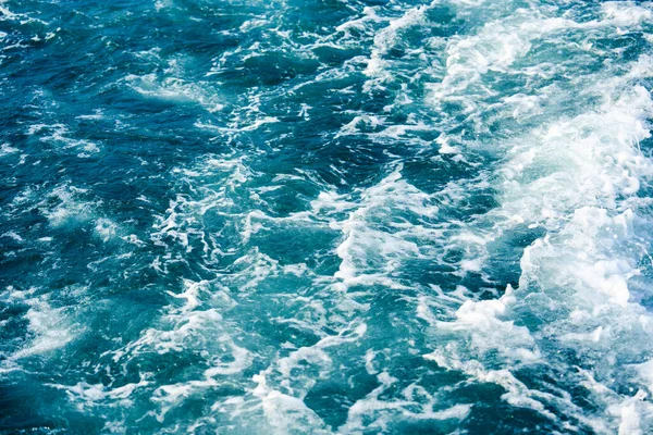 Havsvattenvågsbrott Och Stänk Klimatförändringarna — Stockfoto