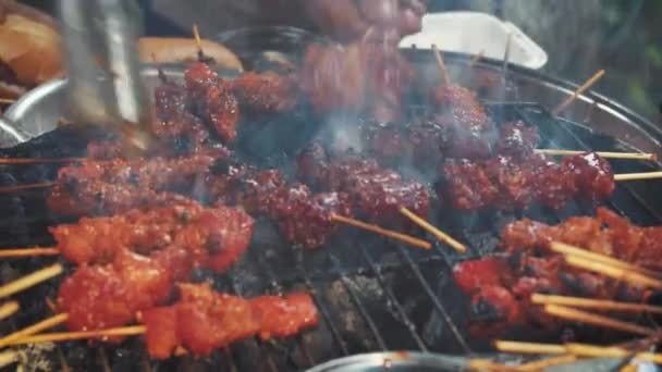 Ervaar Vietnam Levendige Straat Food Scene Met Iconische Banh Sappige — Stockvideo