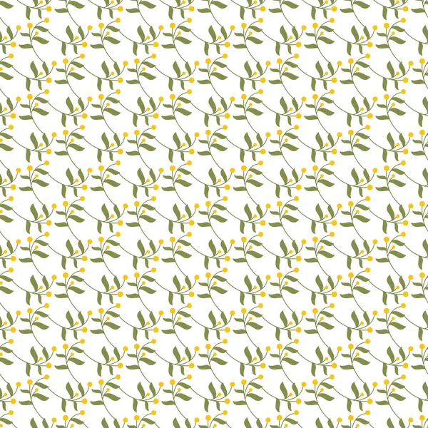 Serbest vektör el çizimi düz dizayn çiçek deseni.