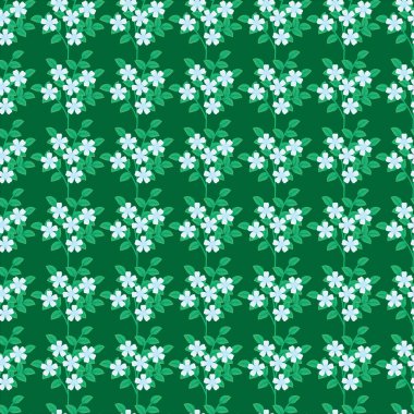 Serbest vektör renk el çizimi küçük çiçek deseni tasarımı