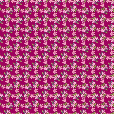 Vektör içinde bahar çiçeği deseni tasarımı
