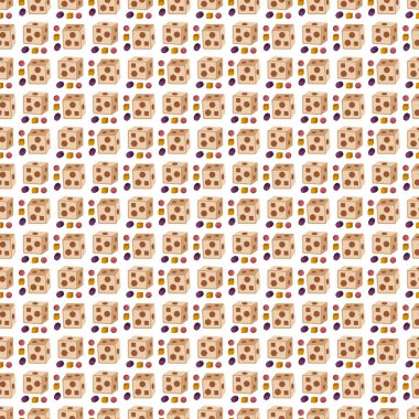 Çocuk Oyuncakları Kusursuz Vektör Deseni Tasarımı