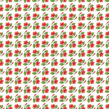 Vektör içinde bahar çiçeği deseni tasarımı.